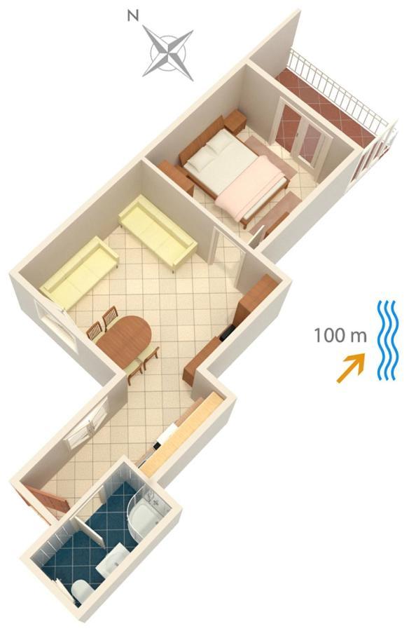 Apartments By The Sea Podgora, Makarska - 2593 Εξωτερικό φωτογραφία